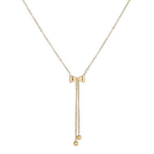 Loop Bow Necklace