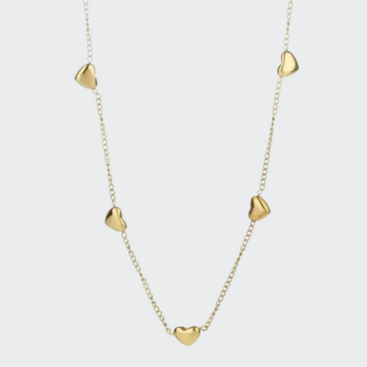 Bliss Mini Heart Necklace - 18K Gold Plated