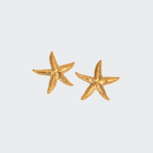 Renew Starfish Earrings - 18K Gold Plated