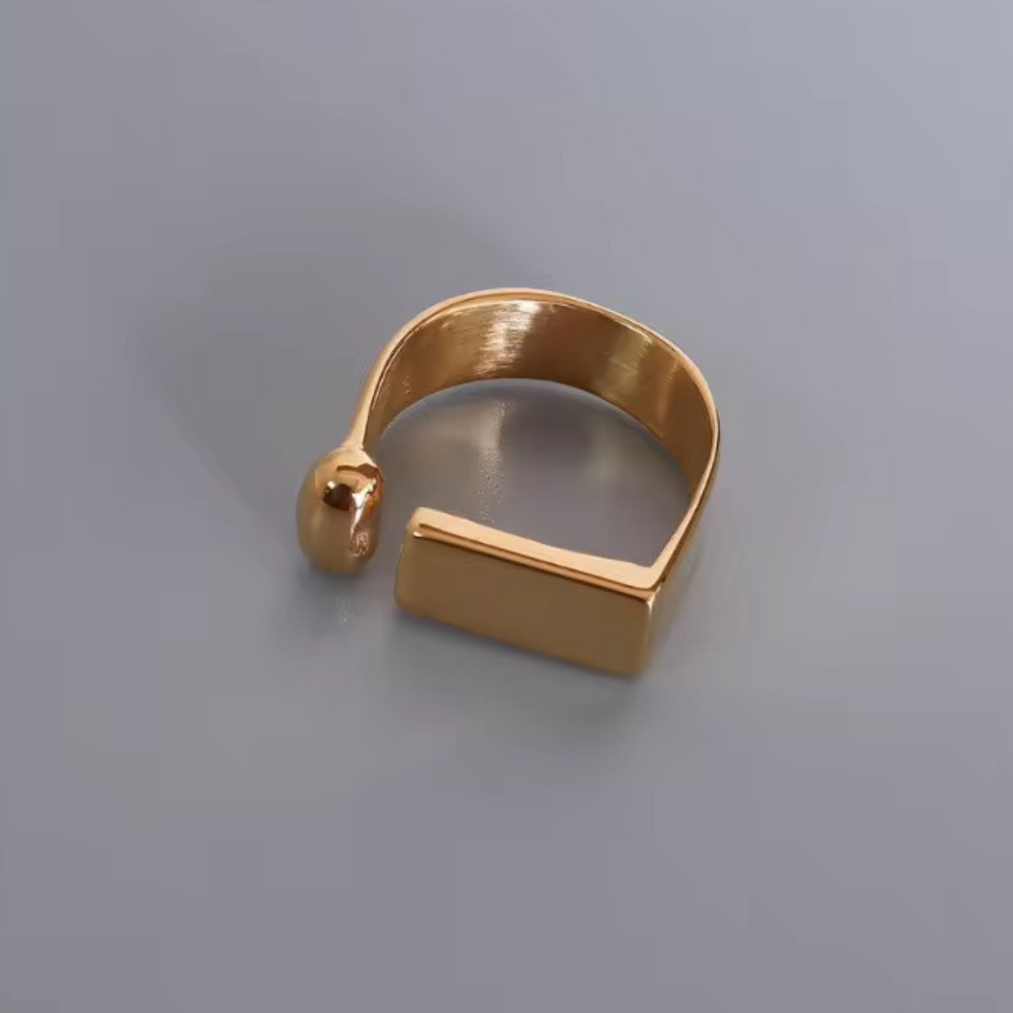 Golden Resilience Ring- 18kt Gold Plated - Adjustable