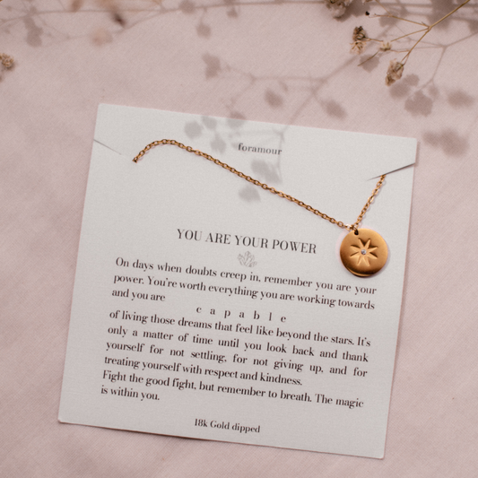 You Are Your Power Star Necklace