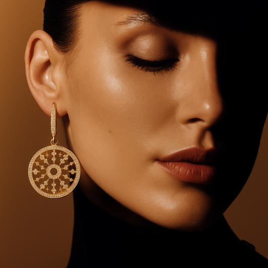 Wheels of light - Earrings
