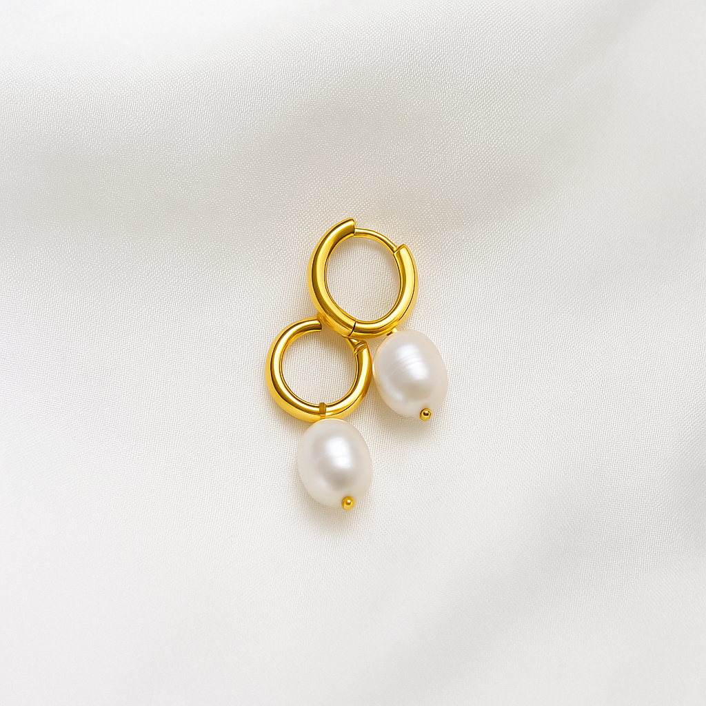 Dewelle Huggies | Real Pearl
